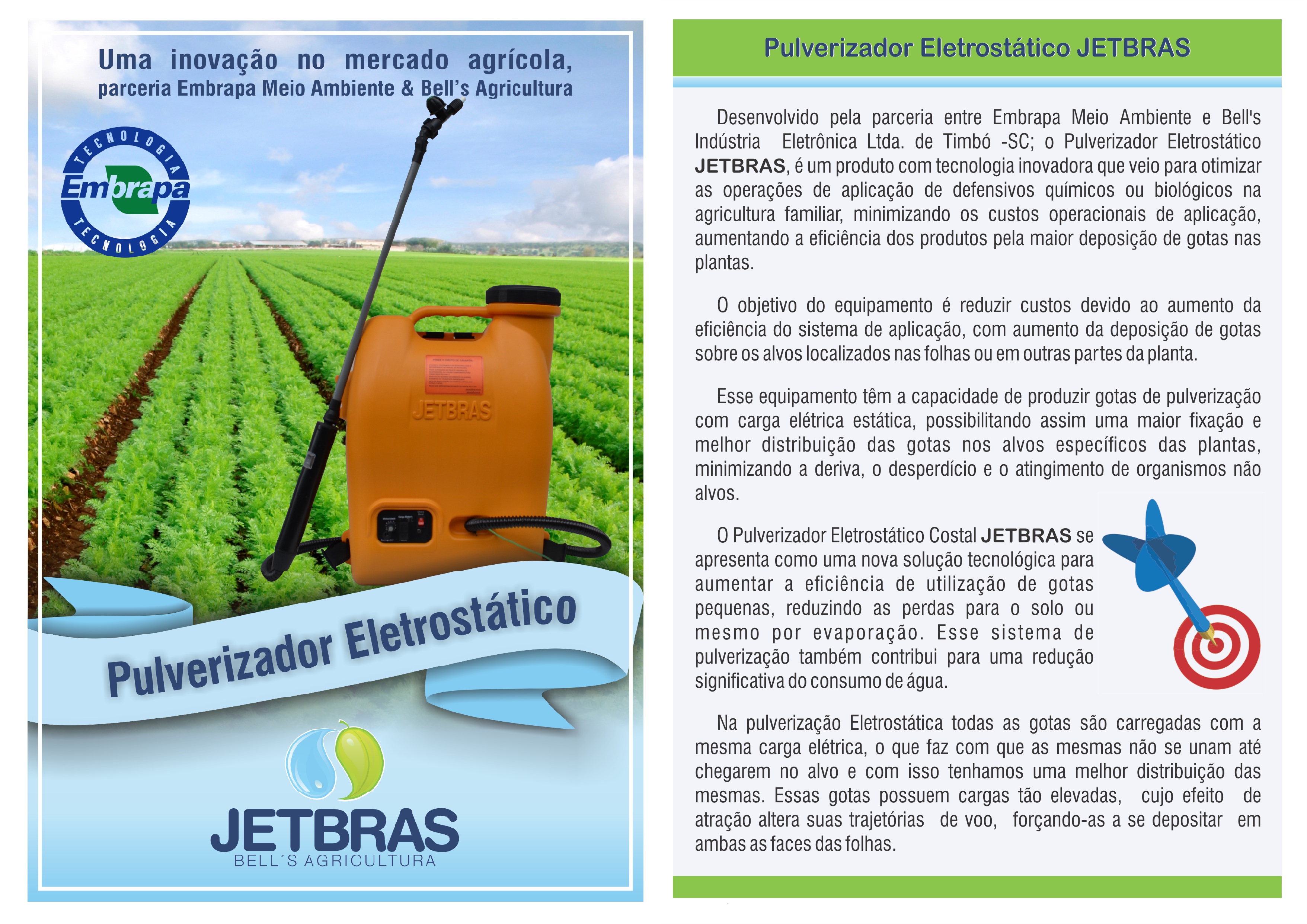 Pulverizador Eletrostático JETBRAS